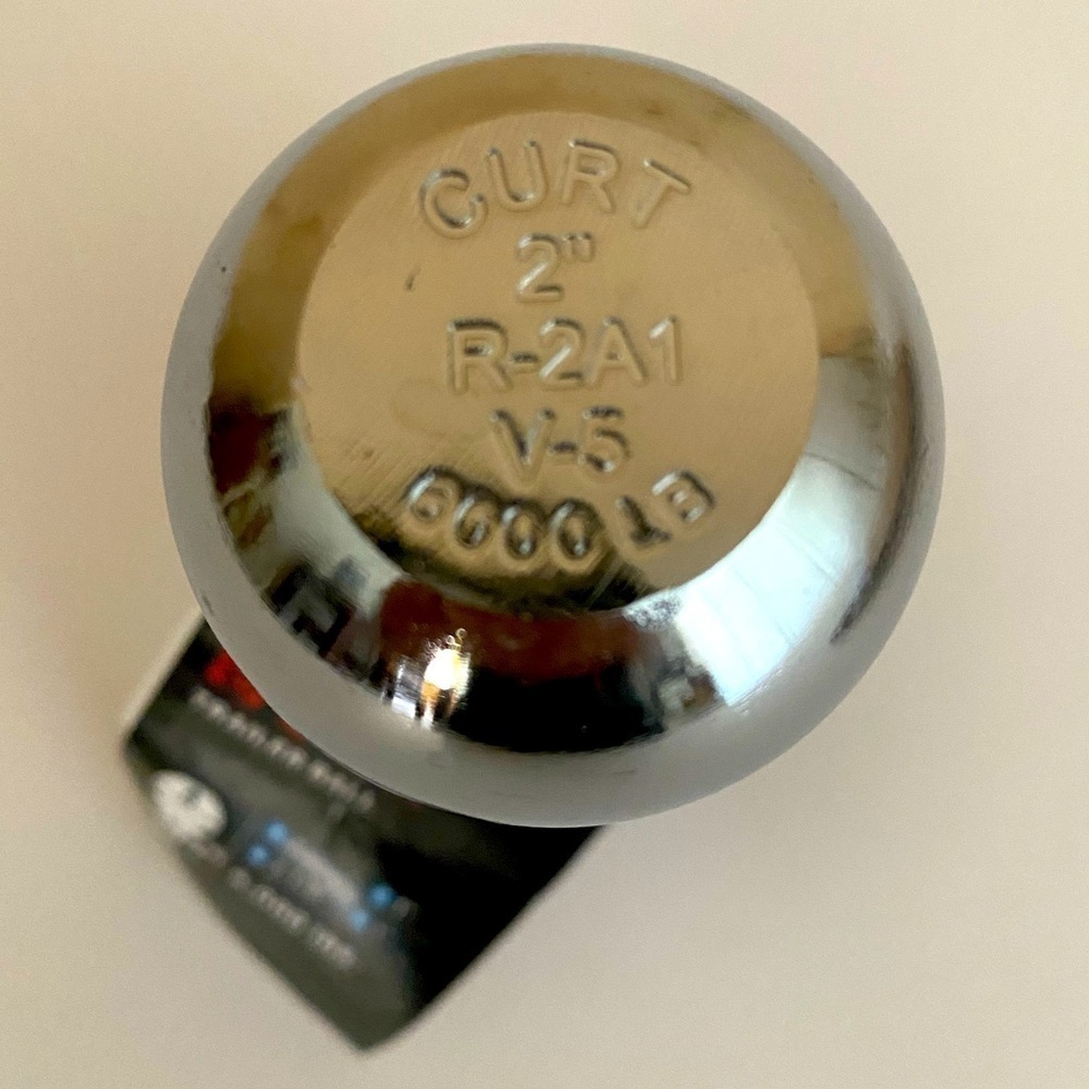 SOLD CURT Manufacturing 2” Trailer Ball Chrome #40033 - Picture 8 of 9